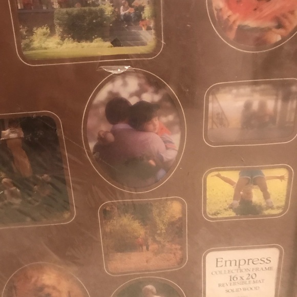 Rare Vintage 16 ❎ 20 Reversible Mat Wood Frame - Picture 5 of 6